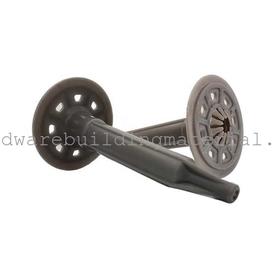 HDPE 60mm Black Plastic Insulation Fasteners For Fixing Mineral Wool And Insulation Anchors For EPS Boards