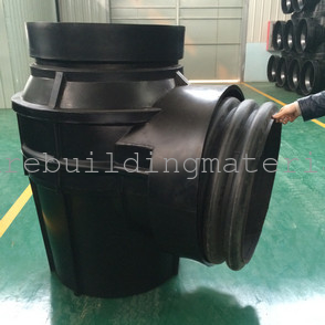 High durability PE groove flow 90 degree elbow cable chamber Inspection chamber use for Municipal Drainage