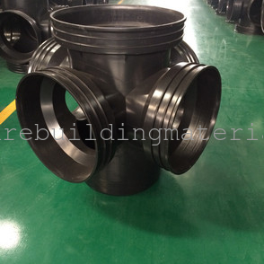 High durability PE groove flow 90 degree elbow cable chamber Inspection chamber use for Municipal Drainage