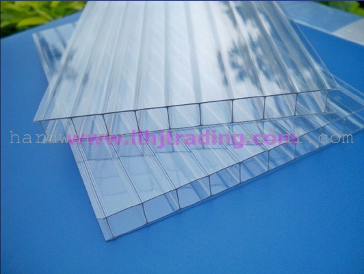 Anti-drip 2 layer Hollow Polycarbonate Sheet 10 Years Guarantee