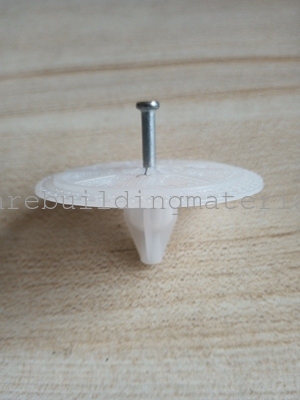 Length 30mm  Diameter 60mm durable Plastic Insulation Fasteners For Exterior Wall