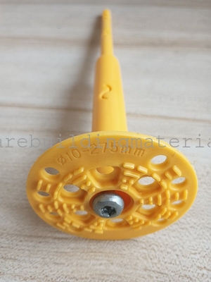 High Quality 60mm Head Diameter 275mm Length Anchors For Fixing Insulation Anchors
