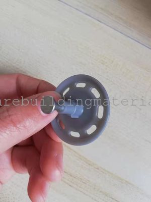 35mm washer  38mm 39mm 42mm length steel nail Plastic Expansion Insulation Anchor Nails for Fixing