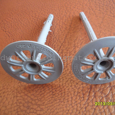 plastic insulation nails for Thin plaster exterior insulation system